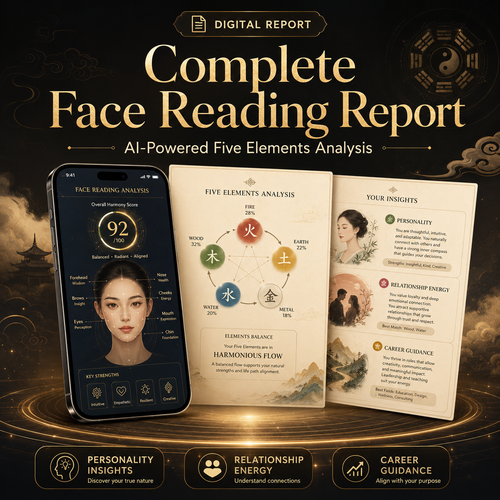 Complete face reading report unlock test product